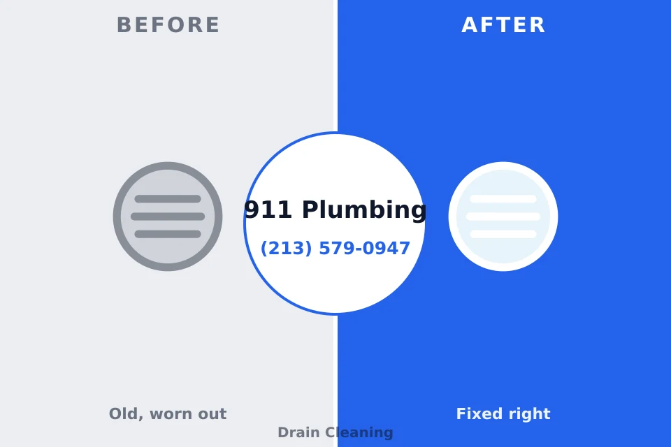 Before and after: plumbing company Aquia Harbour, VA